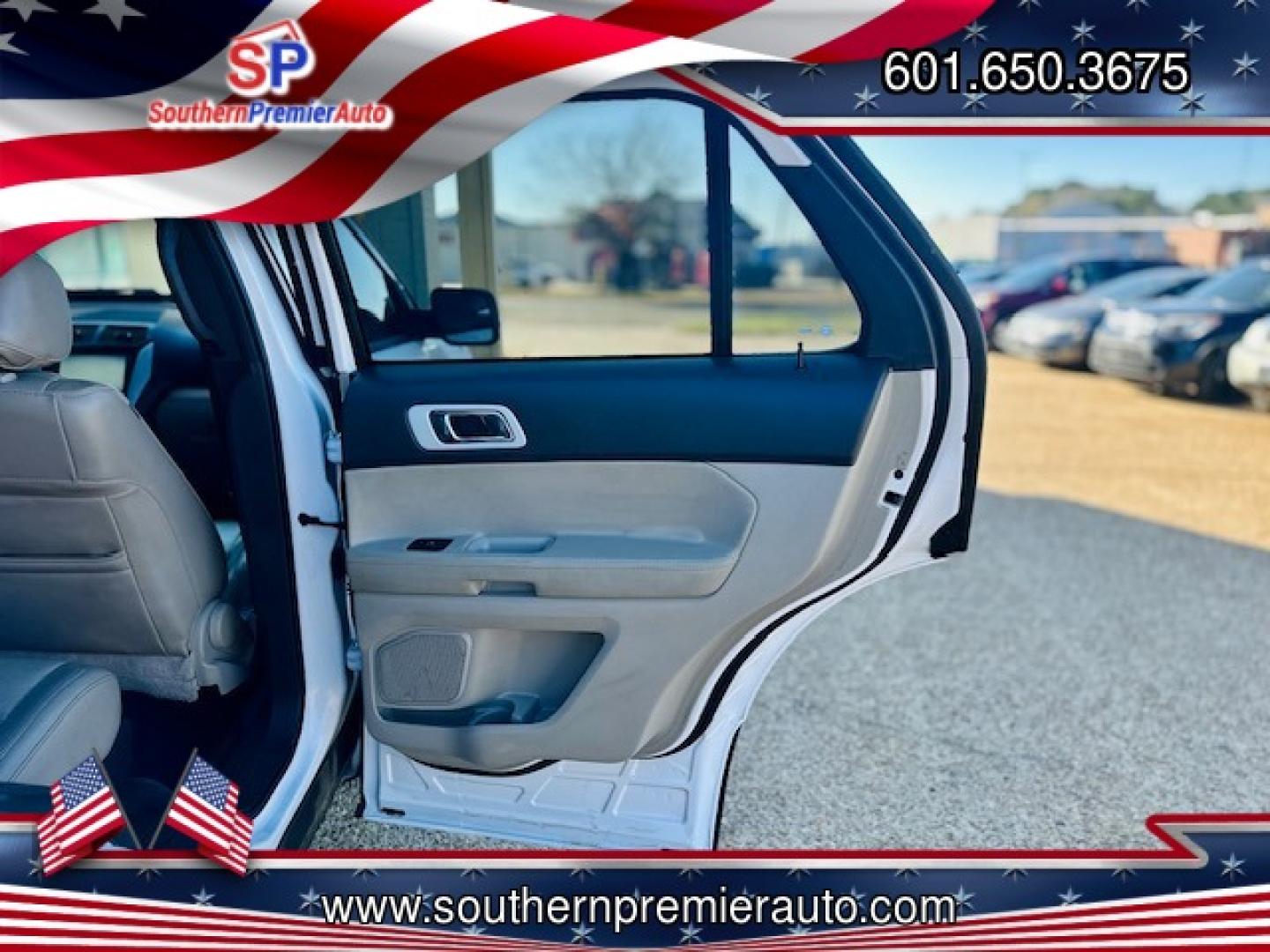 2014 WHITE FORD EXPLORER XLT (1FM5K7D80EG) , located at 922 W. Beacon St., Philadelphia, MS, 39350, (601) 650-3675, 32.770447, -89.127151 - Photo#15